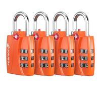 Fosmon Kofferschlösser Gepäckschlösser mit Zahlencode - 4 Stücke