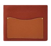 FOSSIL Anderson Large Coin Pocket Bifold Orange Multi