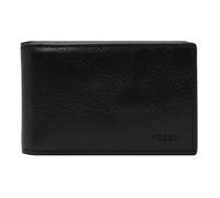 Fossil Andrew Geldbörse Leder 11 cm Geldscheinklammer schwarz