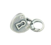 Fossil Anhänger Charms JF88012040 Herz Schlüsselloch Strass