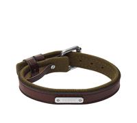 Fossil - Armband Aus Leder Für Herren one_size Braun