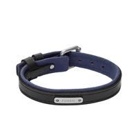 Fossil - Armband Aus Leder Für Herren one_size Schwarz