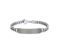 Armband FOSSIL "Schmuck Geschenk Edelstahl Armschmuck Armkette Ellis", edelstahlfarben, grau, Armbänder, Damen, 21,5cm, Edelstahl, Armband (41300232-0) edelstahlfarben, grau