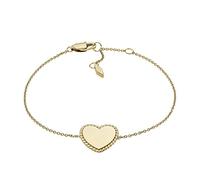 Fossil Armband Für Frauen Drew, Länge: 165.1mm+25.4mm, Breite: 15.4mm, Höhe: 14.4mm Gold-Edelstahl-Armband, JF04361710