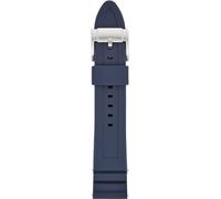Fossil Uhrenarmband LB-S221302 Ersatzband S221302 Kautschuk 22mm blau