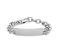 Edelstahlarmband FOSSIL "DREW, JF04155040" Armbänder Gr. Edelstahl, silberfarben (edelstahlfarben) Damen Edelstahlarmbänder Edelstahl (28328023-0)