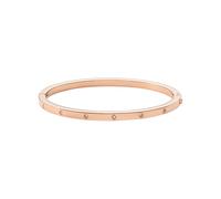 Fossil Sadie Damenarmband aus Edelstahl mit Druckknopfverschluss, Rosa Gold