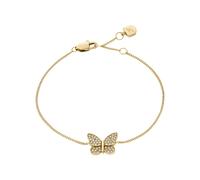 Fossil Armband Sutton Damen Edelstahl gold Kettenarmband Karabinerverschluss Schmetterling