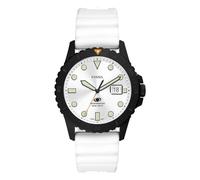 Fossil Blue uhr für Herren, Quarzwerk mit Edelstahl- oder Lederarmband, Weiß, 42MM