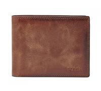 Fossil Brieftasche für Herren Derrick, Leder Bifold braun 11,5 cm L x 2 cm B x 9 cm H ML3681200