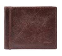 FOSSIL Ingram Bifold With Flip ID Brown