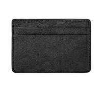 Fossil Brieftasche für Herren Steven, Leder Kartenetui schieferschwarz 10,2cm L x 0,6 cm B x 7cm H ML4395019