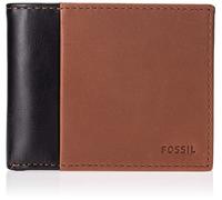 Fossil Brieftasche für Herren Ward, Leder Bifold schwarz 11,43 cm L x 1,9 cm B x 8,89 cm H ML3918001