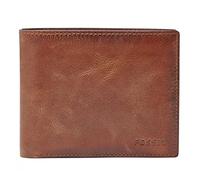 Fossil Brieftasche für Männer Derrick, Leder Bifold braun 11,4 cm L x 2,5 cm B x 9,5 cm H ML3687200