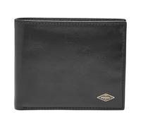 Fossil Brieftasche für Männer Ryan, Leder Bifold schwarz 11,4 cm L x 2,5 cm B x 9,5 cm H ML3736001