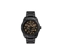 Fossil Bronson Automatikwerk Edelstahl Schwarz