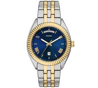 Fossil Campbell Herren 42MM Zweifarbige Edelstahluhr, FS6141