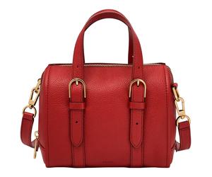 FOSSIL Carlie Mini Satchel Garnet