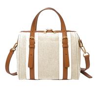 FOSSIL Carlie Satchel Natural Brown