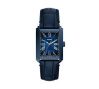 Quarzuhr FOSSIL "Carraway", blau, Armbanduhren, Herren, Quarzuhr, Armbanduhr, Herrenuhr, Lederarmband, analog (45174552-0) blau
