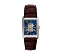 Fossil Carraway Herren 30MM Silberfarbene Edelstahluhr, ME3273