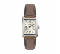 Fossil Carraway Uhr für Herren, Quarz-Dreizeigerwerk mit Leder- oder Edelstahlarmband