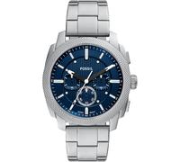 Fossil Chronograph Edelstahl blau, silber Herren