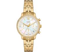 Fossil Chronograph Edelstahl gold Damen