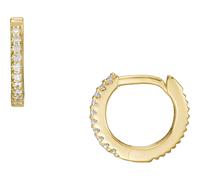 Fossil Damen-Ohrringe aus Messing oder Sterlingsilber mit Bügelverschluss, Gold-Ton