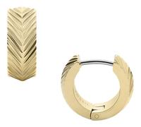 Fossil Creolen Edelstahl One Size Damen