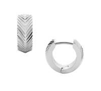 Paar Creolen FOSSIL "HARLOW, JF04666040, JF04662791" Ohrringe Gr. Edelstahl, silberfarben (edelstahlfarben) Damen Creolen (42189426-0)