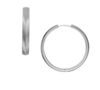 Paar Creolen FOSSIL "HARLOW, JF04664791, JF04668040" Ohrringe Gr. Edelstahl, silberfarben (edelstahlfarben) Damen Creolen (21006423-0)