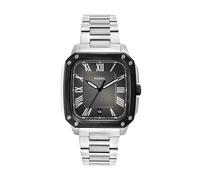 Fossil Herren Analog Quarz Uhr mit Edelstahl Armband FS6122