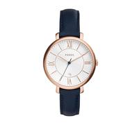 Fossil Damen Analog Quarz Uhr mit Leder Armband ES3988