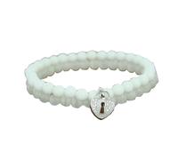 Fossil Damen Armband Silber Zirkonia Strech JF17963040