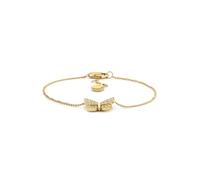 Fossil Armband Sutton Damen Edelstahl gold Kettenarmband Karabinerverschluss Schmetterling