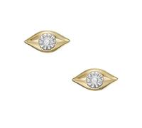 Fossil Damen Edelstahl oder Semi-Edelstein mit Lock Back Verschluss Ohrringe