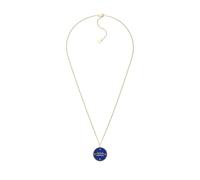 Fossil Damen-Edelstahl oder Sterlingsilber-Halskette mit Karabinerverschluss, Beerenblau