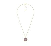 Fossil Damen-Edelstahl oder Sterlingsilber-Halskette mit Karabinerverschluss, Lila