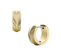 Paar Creolen FOSSIL "SADIE, JF04116710" Ohrringe Gr. Edelstahl, goldfarben (edelstahlfarben, gelbgoldfarben) Damen Creolen Edelstahl (74166346-0)