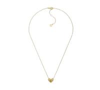 Fossil Halskette Sadie JF04856710 Damen Edelstahl Herz-Anhänger Karabinerverschluss Safran-Gold