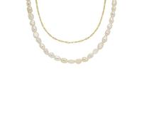 Fossil Damen-Halskette Heritage Gold aus Edelstahl, JF04728710