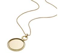 Fossil Damen-Anhänger Heritage Gold Edelstahl JF04779710, Einheitsgröße, Edelstahl, Kein Edelstein