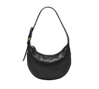 Fossil Damen Harwell Leder Halbmond Geldbörse Handtasche für Frauen, Schwarz, Einheitsgröße