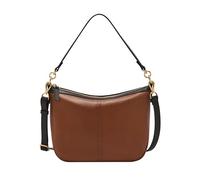 Fossil Damen Jolie Leder Crossbody Geldbörse Handtasche für Frauen, Braun/schwarzer Rand (Modell: Zb11093199)