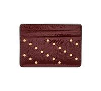 FOSSIL Steven Card Case Red Mahogany 