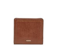 Fossil Damen Logan Leder RFID-blockierende Bifold Geldbörse, Braun, Einheitsgröße