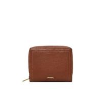 Fossil Damen Logan Leder RFID-blockierende Mini-Multifunktions-Geldbörse für Frauen, Braun Multi, Einheitsgröße