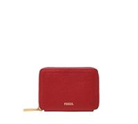 Fossil Logan Zip Around Card Case RFID Garnet