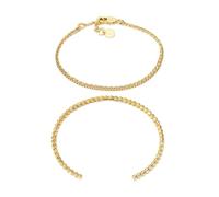 Armband Set FOSSIL "Multipack Schmuck Geschenk Metall JEWELRY", gold (gelbgoldfarben), Armbänder, Damen, Metall (15837131-0) gelbgoldfarben